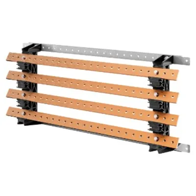 Pair of Busbar-Holder - For Flat Busbars 30x10 - 630a - For Structures D=300 - Structures L=850 - For Qdx 630l