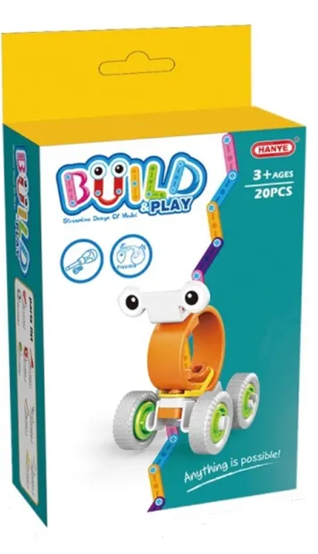 Constructor Hanye Build and play - Robot, 20 piese