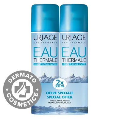 Pachet Apa termala, 2 x 300ml, Uriage
