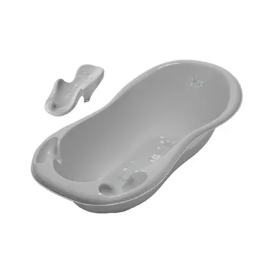 Set cadita 102 cm cu senzor de temperatura si suport anatomic Bufnita Gri