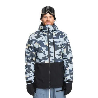 Geaca de snowboard pentru barbati Quiksilver Mission Printed Block