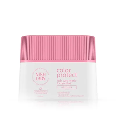 Masca pentru parul vopsit - NISH LADY - COLOR PROTECT - 275 ml