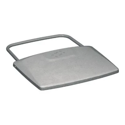 OptiLine 45, Baza rectangulara pentru coloane cu 1 fata, gri