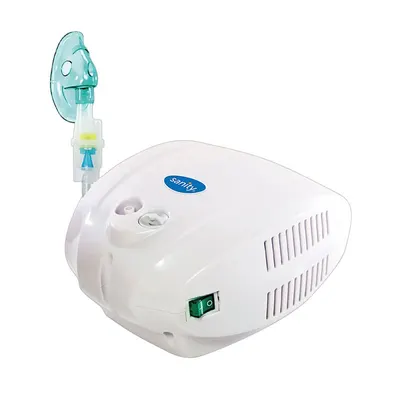 Aparat de aerosoli Sanity Alergia Stop Inhaler cu compresor si cupa medicamente 10 ml