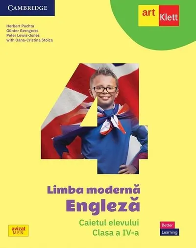 Limba modernă Engleză. Caietul elevului. Clasa a IV-a - Paperback - Günter Gerngross, Herbert Puchta, Oana Cristina Stoica, Peter Lewis-Jones