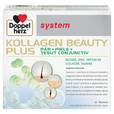 Kollagen Beauty Plus, Doppelherz System | 30 fiole