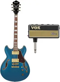 Set Blues Session - chitară semi-acustică Ibanez și amplificator amPlug2