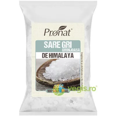 Sare de Himalaya Gri Grunjoasa 500g