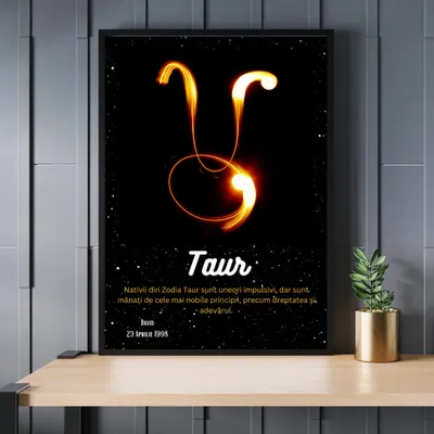 Rama foto personalizata Taur
