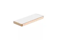 Raft dus Roca Tempo A817040RG0, montare pe perete, 300 x 110 mm, metal/sticla, lucios, Rose gold
