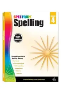 Spectrum Spelling, Grade 4