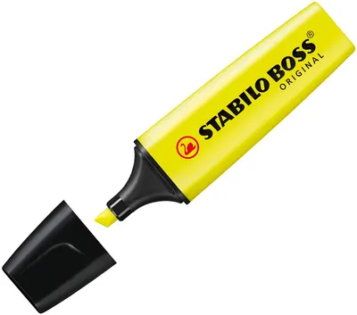 Marker text Stabilo Boss Original - Galben