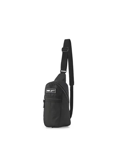 Geanta crossbody cu aplicatie logo Deck - Negru