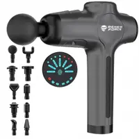Aparat pentru masaj profesional tip pistol Renew Force, 7 viteze, motor silentios, 2800 r min, sistem racire, ecran LCD cu touchscreen, oprire