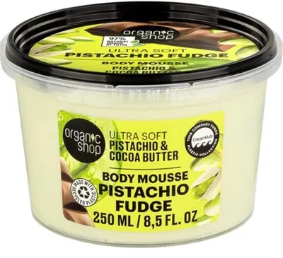 Organic Shop Spumă de corp Pistachio Fudge, 250 ml
