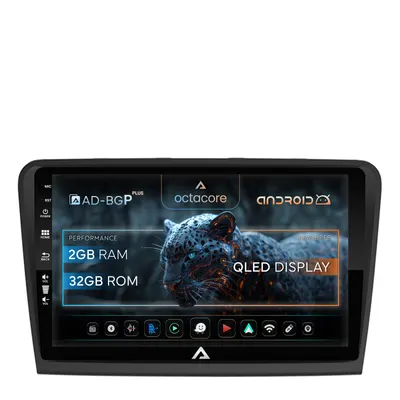 Navigatie Skoda Superb 2 (2008-2015), Android, P-Octacore 2GB RAM + 32GB ROM, 10.1 Inch - AD-BGP10002+AD-BGRKIT043