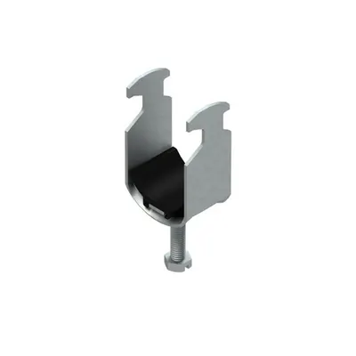 Clema in U pentru cablu cu jgheab de presiune din plastic BK 110