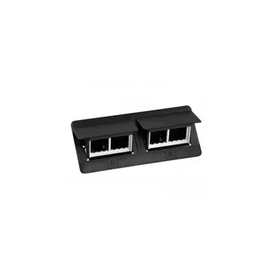 Doza pardoseala tip POP-UP - 8 (2x4) module - matt negru