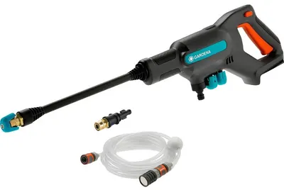 Aparat de spălat cu presiune cu acumulator Gardena - AquaClean P4A, 18V, cu accesorii, fără baterie și încărcător