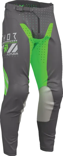 Pantaloni atv cross Thor Launchmode Futura, culoare gri verde, marime 40