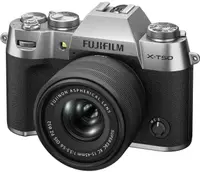 Aparat foto fără oglindă Fujifilm - X-T50, XC 15-45 mm, Silver