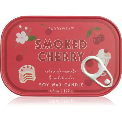 Paddywax Bistro Tin Smoked Cherry lumânare parfumată în placă 127 g