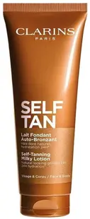 Clarins Self Tan Loțiune autobronzantă pentru față și corp, 125 ml