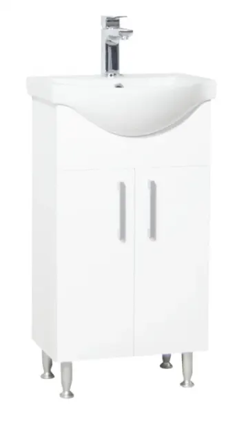 Set Baza si Lavoar seria 101, 45 cm, alb
