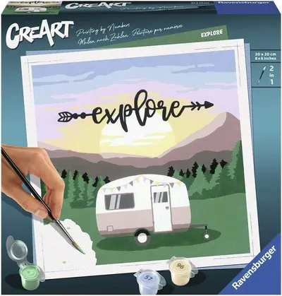 Set de pictat după numere Ravensburger CreArt - Aventură
