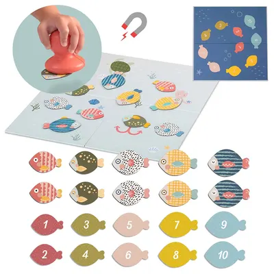 Set de joc Taf Toys - Primul meu joc de pescuit magnetic