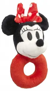 Jucărie zornăitoare plușată pentru bebeluși Rainbow Designs - Minnie Mouse