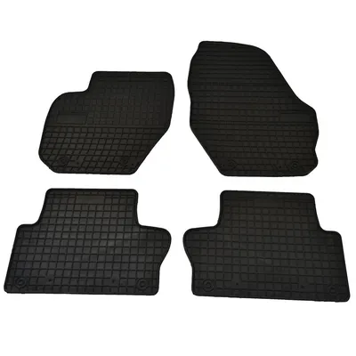 Set covorase auto din cauciuc Volvo XC60 2008-2017, presuri FROGUM, negre, 4 buc.