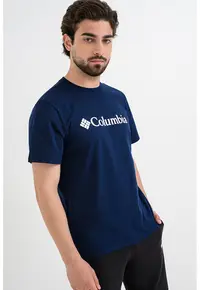 Tricou din bumbac organic CSC Basic Logo™ - Bleumarin