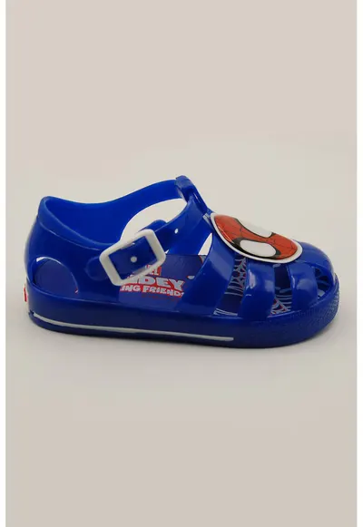 Sandale fisherman cu Spiderman - Albastru royal