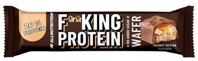 AllNutrition Fitking Protein Wafer, unt de arahide, 39 g