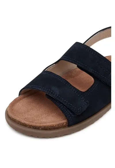 Sandale copii - piele naturala - bleumarin - inchidere velcro