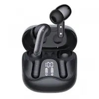 Handsfree Bluetooth Techsuit CW5 EchoFit Pro, TWS, ANC, MultiPoint, Negru