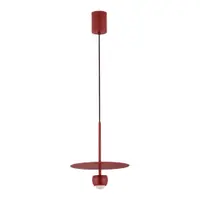 Lustră roșie LED din aluminiu ø 30 cm Edem – Nova Luce