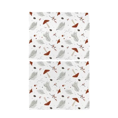 Suporturi pentru farfurii 2 buc. din material textil 35x47 cm Toadstools – Butter Kings
