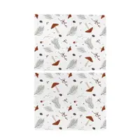 Suporturi pentru farfurii 2 buc. din material textil 35x47 cm Toadstools – Butter Kings
