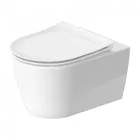 Vas WC Duravit Soleil by Starck 45910920A1, suspendat, Rimless, HygieneGlaze, capac SoftClose, Alb