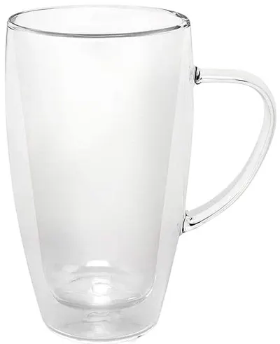 Căni din sticlă cu perete dublu și mâner Bredemeijer - 2 bucăți, 320 ml