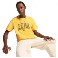 PUMA CLASS Graphic Tee - Tricou galben mânecă scurtă unisex