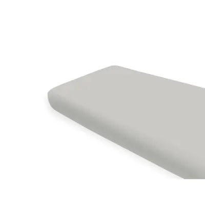Cearceaf cu elastic, MimiNu, Pentru pat 160x80 cm, Din bumbac certificat Oeko Tex Standard 100, Colectia Royal, Grey
