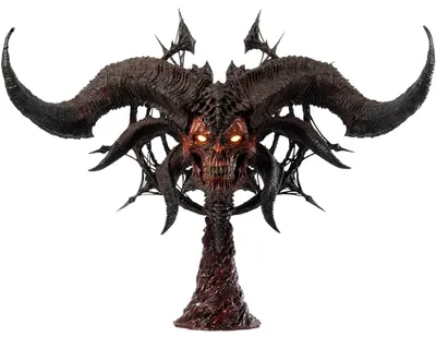 Replică Pure Arts Games: Diablo IV - Mephisto Art Mask, 1/1, 94 cm