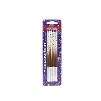 Set 6 lumânări pentru tort, Celebright, maro, degrade cu picățele, 15 cm