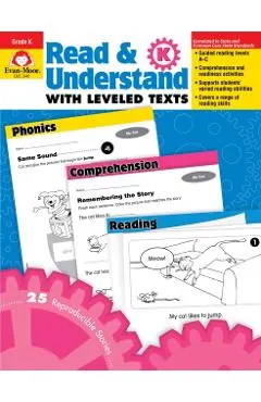 Read and Understand with Leveled Texts, Kindergarten Teacher Resource