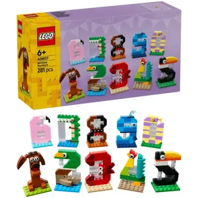 LEGO® Iconic - Numere de zi de nastere 40807, 281 piese