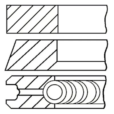 Set segmenti piston GOETZE ENGINE 08-114907-00