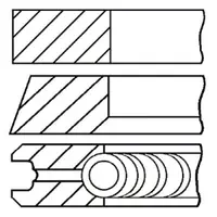 Set segmenti piston GOETZE ENGINE 08-139500-00